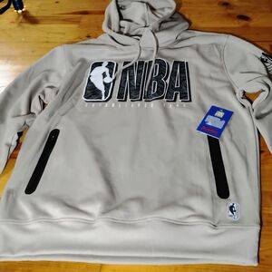 NBA Men's Beige Hoodie Sweater